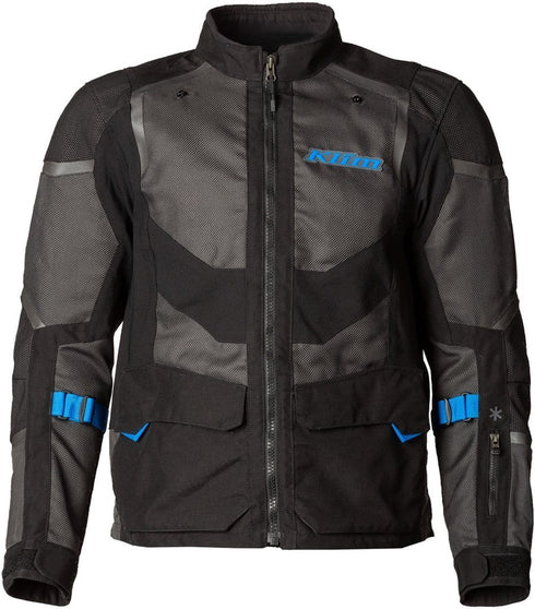 BAJA S4 JACKET BLACK - KINETIK BLUE